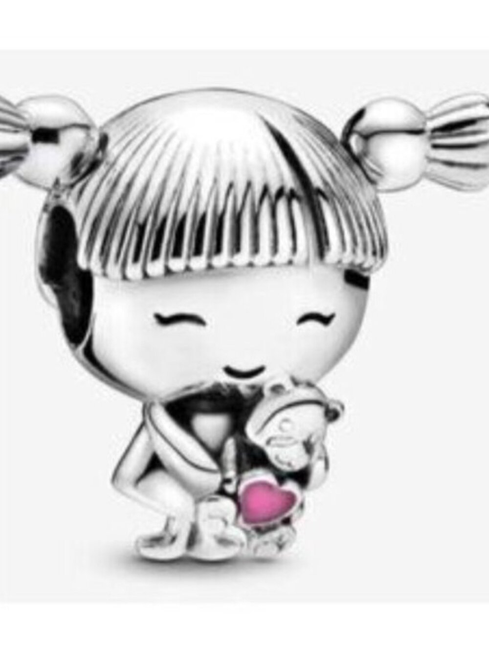 Little Girl Charm, S925 ALE Sterling Silver Charm, Charm For Pandora Bracelet